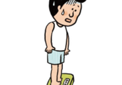 急激に体重が増減